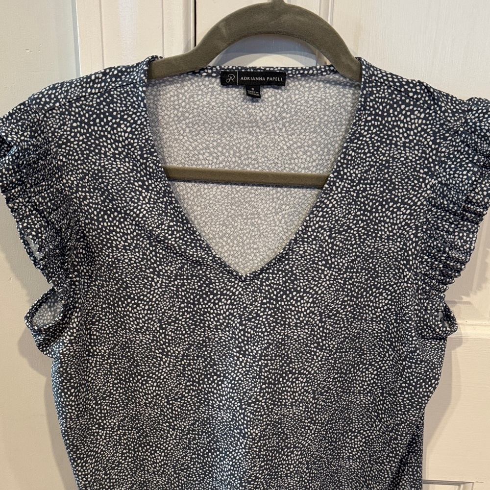 Adrianna Papell Black and White Women's Top